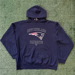 New England Patriots Navy Hoodie Sweatshirt